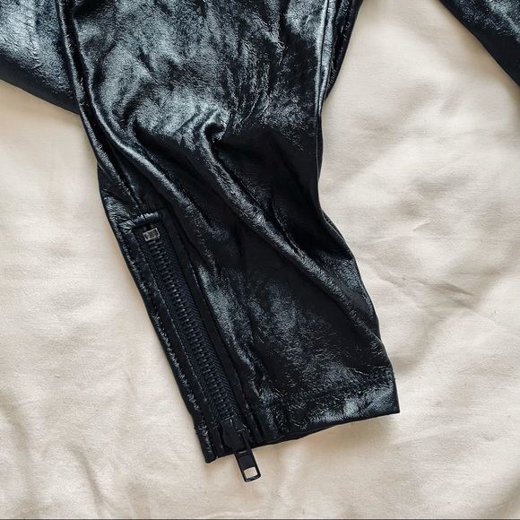 *SOLD * Lip Service Hologram Low-Rise PVC Pants - Picture 4 of 8